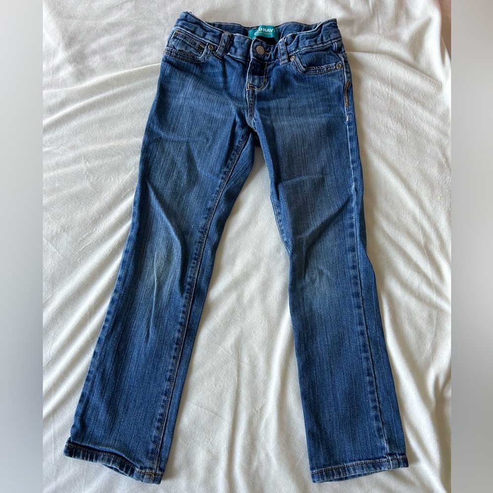 Old Navy Skinny Boys Jeans with adjustable waist, size 6